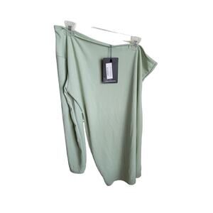 Pretty Little Things Dress New With Tags Sage Green One Shoulder Bodycon